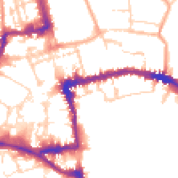 Daytime road noise heatmap for OX1 4EH