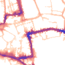 Daytime road noise heatmap for OX1 4EQ