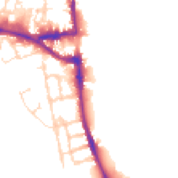 Daytime road noise heatmap for OX1 4LD