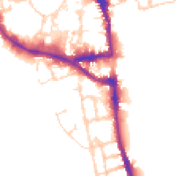 Daytime road noise heatmap for OX1 4LN