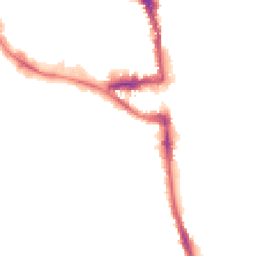 Night-time road noise heatmap for OX1 4LN