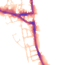 Daytime road noise heatmap for OX1 4LQ