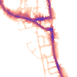 Daytime road noise heatmap for OX1 4LW