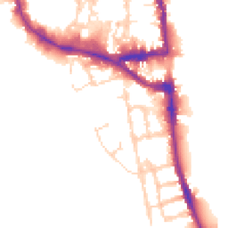 Daytime road noise heatmap for OX1 4NH