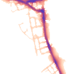 Daytime road noise heatmap for OX1 4NX