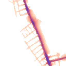 Daytime road noise heatmap for OX1 4RF