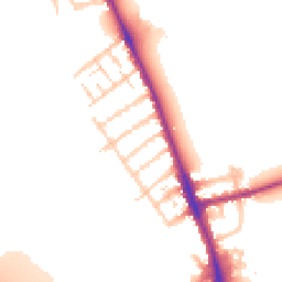 Daytime road noise heatmap for OX1 4TB