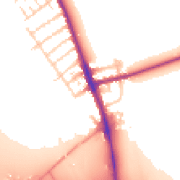 Daytime road noise heatmap for OX1 4TQ
