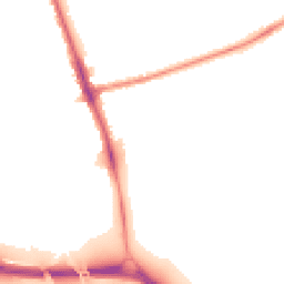 Night-time road noise heatmap for OX1 4XR