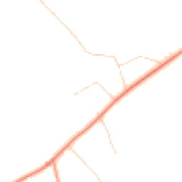 Daytime road noise heatmap for OX1 5ER