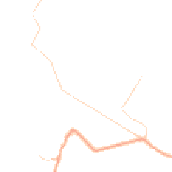 Daytime road noise heatmap for OX1 5EY