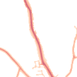 Daytime road noise heatmap for OX1 5JR