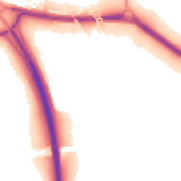 Night-time road noise heatmap for OX1 5LJ