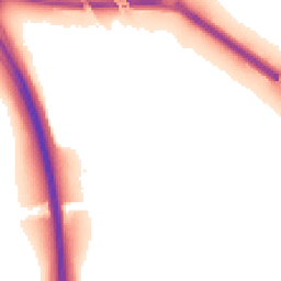 Night-time road noise heatmap for OX1 5LL