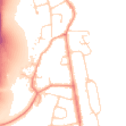 Daytime road noise heatmap for OX1 5PS