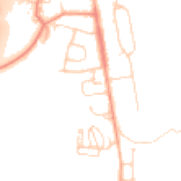 Daytime road noise heatmap for OX1 5RR
