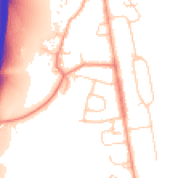Daytime road noise heatmap for OX1 5RX