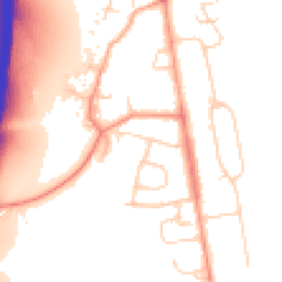 Daytime road noise heatmap for OX1 5RZ