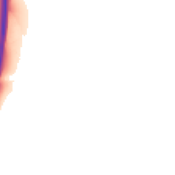 Night-time road noise heatmap for OX1 5RZ