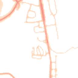 Daytime road noise heatmap for OX1 5SB