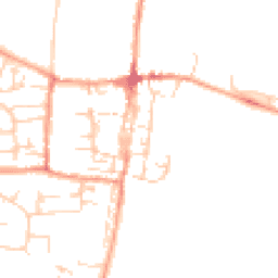 Daytime road noise heatmap for OX10 0BA