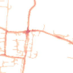 Daytime road noise heatmap for OX10 0BQ