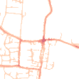 Daytime road noise heatmap for OX10 0BX