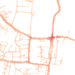 Daytime road noise heatmap for OX10 0DB