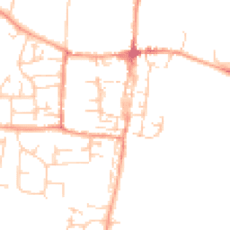 Daytime road noise heatmap for OX10 0DJ