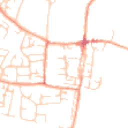 Daytime road noise heatmap for OX10 0DN