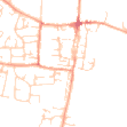 Daytime road noise heatmap for OX10 0DQ
