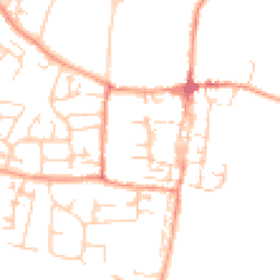 Daytime road noise heatmap for OX10 0DR