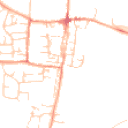 Daytime road noise heatmap for OX10 0ET