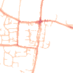 Daytime road noise heatmap for OX10 0FJ
