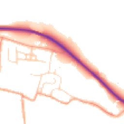 Daytime road noise heatmap for OX10 0GH
