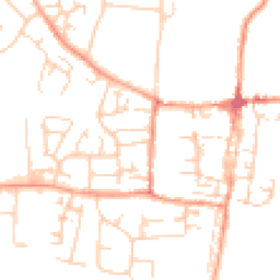 Daytime road noise heatmap for OX10 0HL