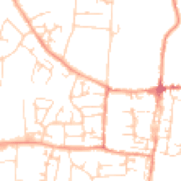 Daytime road noise heatmap for OX10 0JU