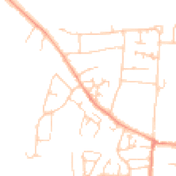 Daytime road noise heatmap for OX10 0LH