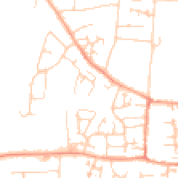 Daytime road noise heatmap for OX10 0PJ