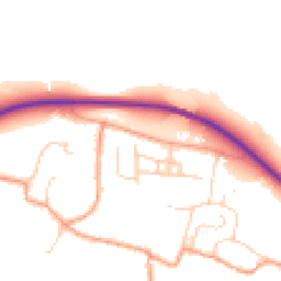 Daytime road noise heatmap for OX10 0QP