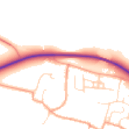 Daytime road noise heatmap for OX10 0QT