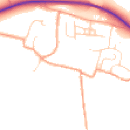 Daytime road noise heatmap for OX10 0RR