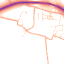 Daytime road noise heatmap for OX10 0RX