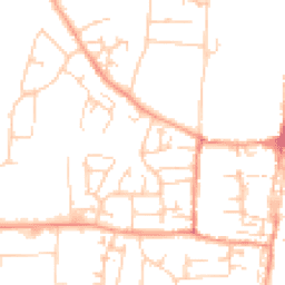 Daytime road noise heatmap for OX10 0SZ