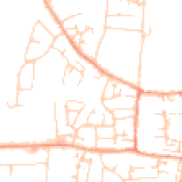Daytime road noise heatmap for OX10 0TG