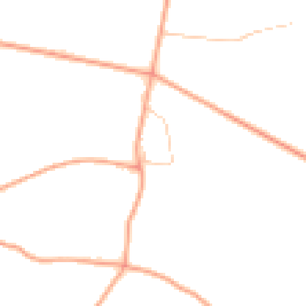 Daytime road noise heatmap for OX10 6AH