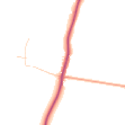 Daytime road noise heatmap for OX10 6BD