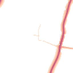 Daytime road noise heatmap for OX10 6BQ