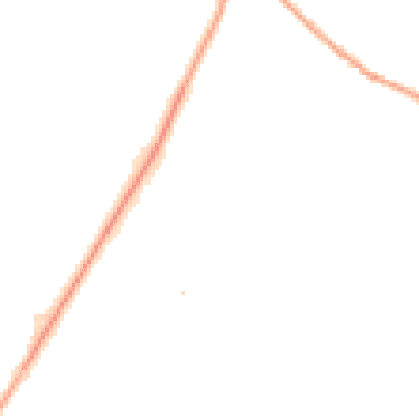 Daytime road noise heatmap for OX10 6DH