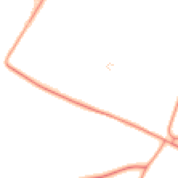 Daytime road noise heatmap for OX10 6ED